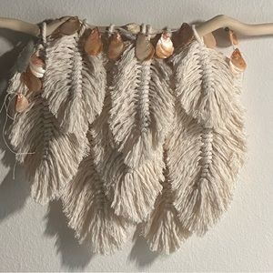 Sold - Shaggy Feathers Macrame